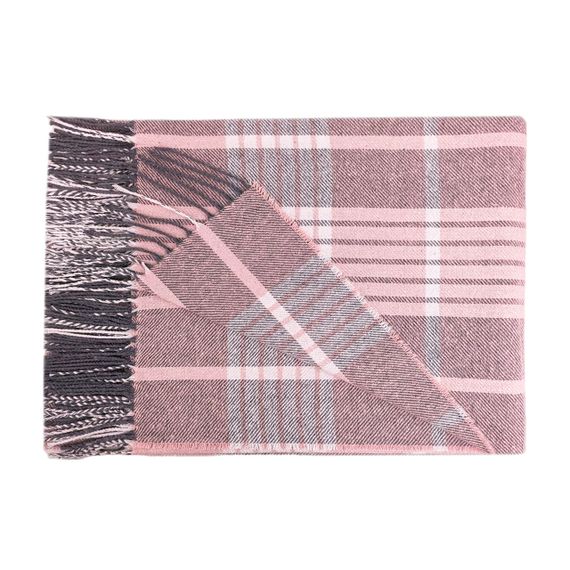 Плед бавовняний HORACE рожевий Love You 140 x 200 см | Зображення 1