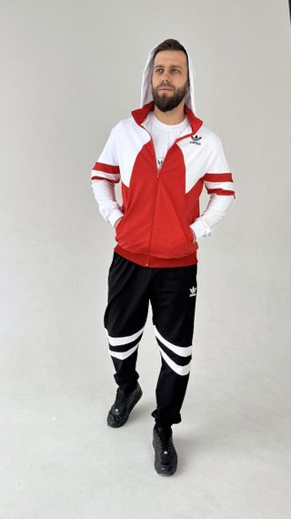 Спортивний костюм унісекс adidas колір червоний | Зображення 9