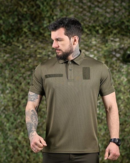 Тактическая футболка поло PATRIOT олива ВТ6301 | Зображення 1