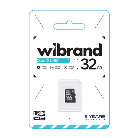 Карта Памяти Wibrand MicroSDHC 32gb UHS-1 10 Class