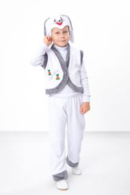 Новорічний костюм "Зайка" Носи своє 122 Білий (p-15863-181840)