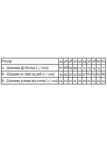Футболка чоловіча Носи своє 54 Світло-сірий​ (p-7826-211693) | Зображення 3