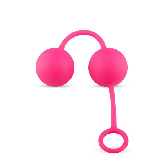 Вагінальні кульки зі зміщеним центром ваги Love Balls With Counterweight - Pink Sex Aura | Зображення 1
