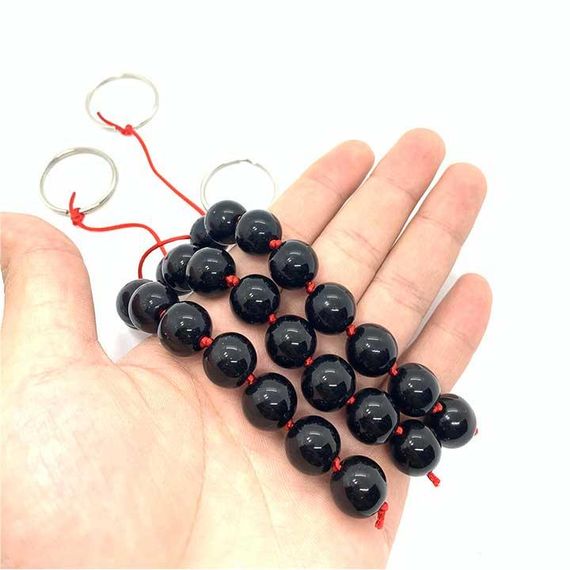 Анальні намиста з чорного загартованого скла — Анальні іграшки | Зображення 4