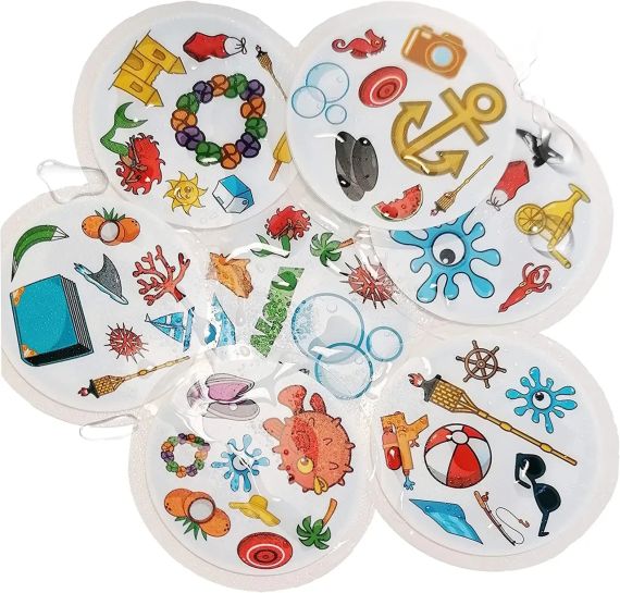 Настольная игра Dobble. На пляже (Доббл/ Spot It! Waterproof) (водонепроницаемая) | Зображення 2