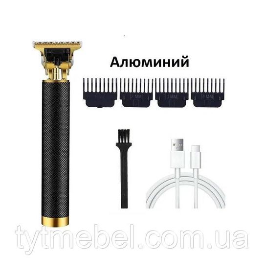 Машинка для стрижки волос головы усов и бороды USB триммер Vintage | Зображення 1