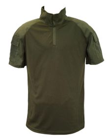 Сорочка Tactic4Profi УБАКС саржа-кулмакс хакі-хакі з коротким рукавом 4XL