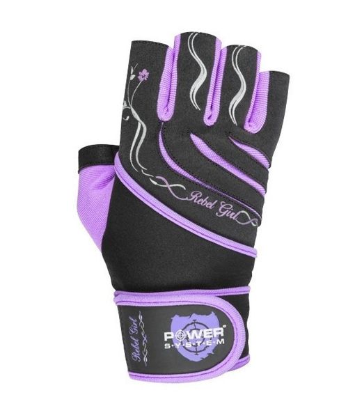 Рукавички для фітнесу Power System PS-2720 Rebel Girl жіночі Purple S | Зображення 3