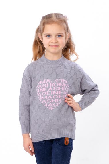 Светр для дівчинки Носи своє 140 Сірий (p-16513-190943) | Зображення 2