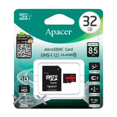 Карта пам'яті microSDHC 32Гб Class 10 (UHS-1) 85Мб/с Apacer | Зображення 2