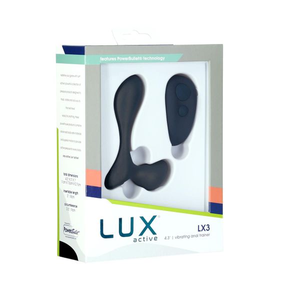 Вібромасажер простати Lux Active LX3 Vibrating Anal Trainer, пульт ДК Sex Aura | Зображення 4