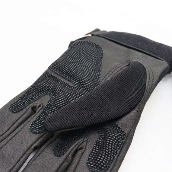 Тактические перчатки с закрытыми пальцами, размер L, Черные / Полнопалые перчатки | Зображення 8