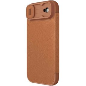 Шкіряний чохол-книжка Nillkin Qin Pro Camshield для Apple iPhone 17 Air (6.5") Brown