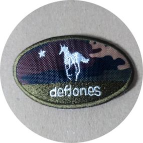 Нашивка на одежду (термо) DefJones 80*48 мм Зелений