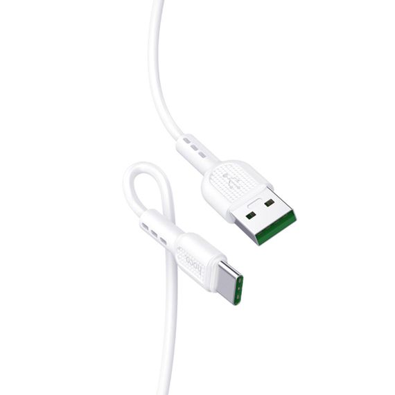 Кабель HOCO X33 Type-C 5A Surge charging data cable White | Зображення 3