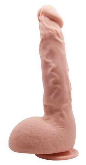 Фалоімітатор на присосці Baile Beautiful JASON 9,4'' Flesh, BW-008041NR Sex Aura | Зображення 2