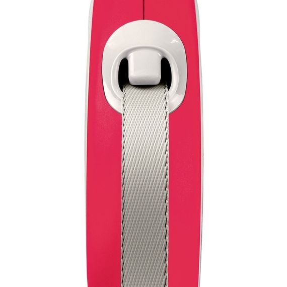 Повідець-рулетка Flexi для собак New Comfort стрічка червона розмір L 5 м/ 60 кг | Зображення 1