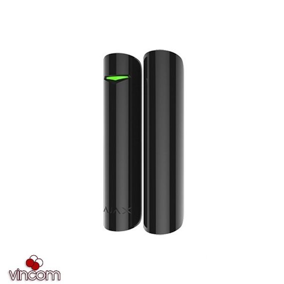 Датчик открытия двери Ajax DoorProtect Plus black с сенсором удара и наклона | Зображення 1