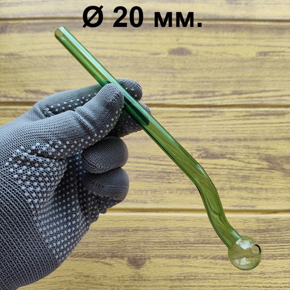 Стеклянная трубка Sherlock Ball Mintra Oil Green