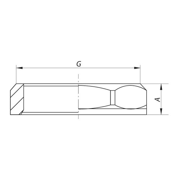 Контрольна гайка 3/4" Koer KF.K08 (KF0002) | Зображення 1