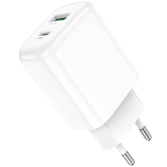 Сетевое зарядное устройство блок питания для телефона и планшета XPRO BN4 PD20W+QC3.0 Type-C To Lightning белый (21646-01) | Зображення 2