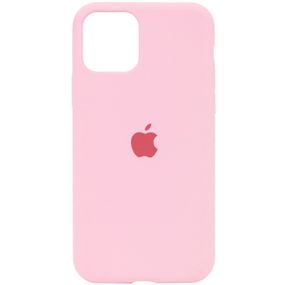 Чохол Silicone Case Full Protective (AA) для Apple iPhone 11 Pro Max (6.5") Рожевий / Light pink