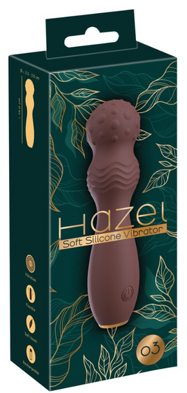 Вібратор з універсальною головкою з 10 режимами вібрації Hazel 03 Sex Aura