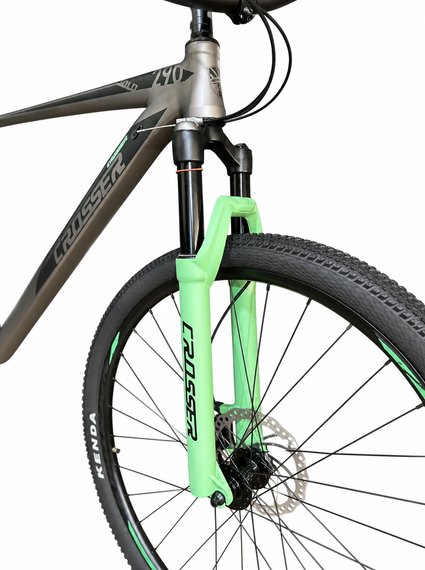 Велосипед гірський 29" Crosser Solo рама 21", 1x12 L-TWOO AX, гідравліка Shimano MT200, повітряна вилка | Зображення 2
