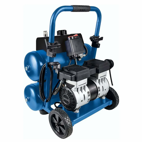 Компрессор высокого давления поршневой безмасляный Scheppach HC20Si-TWIN (20 л, 100 л/мин, 0.8 кВт, 220-240 В) | Зображення 2