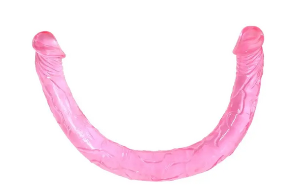 Подвійний Фалоімітатор "Double Dong" PINK Sex Aura | Зображення 3