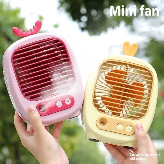 Вентилятор ручной портативный с функцией распыления водяного тумана MINI FAN | Зображення 2