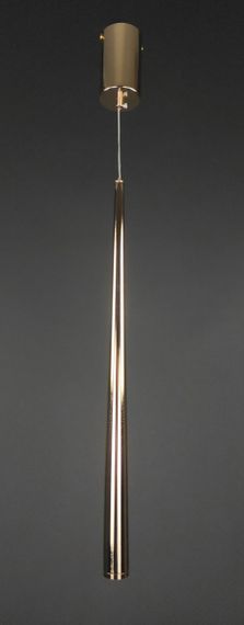 Люстра світлодіодна підвісна LED світильник для квартири на стелю лед 27683 Золото 64-160х6х6 см.