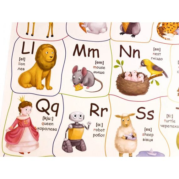 Плакат Англійський алфавіт 120499 | Зображення 2