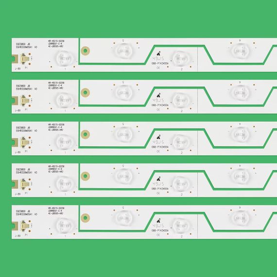 LED підсвітка TV 55" 55HR330M05A1 V0 TMT_55E5800_10X5_3030C_V2 4C-LB5505-HR2 4C-LB5505-HR3 4C-LB5505-YH1 10шт. | Зображення 1