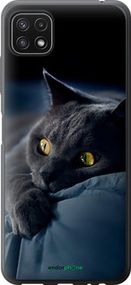 Чохол на Samsung Galaxy A22 5G A226B Димчастий кіт "825u-2581-2448"