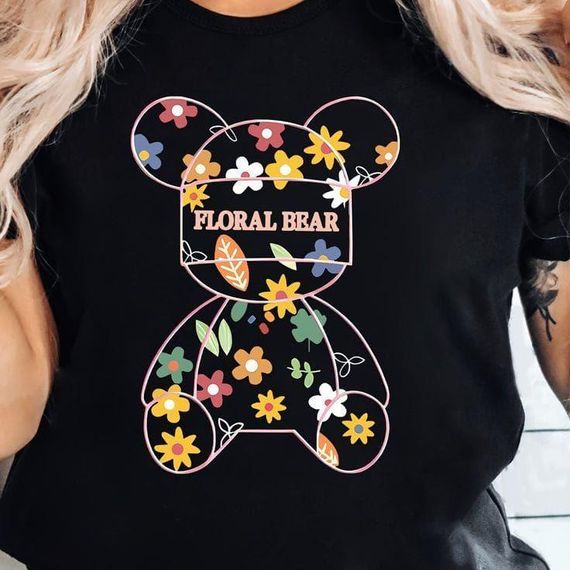 Футболка женская с принтом повседневная S Черная