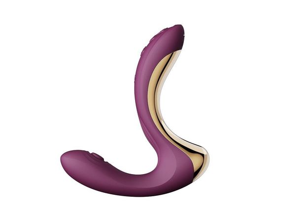 Вібратор-пульсатор з вакуумною насадкою Zalo – Talis G-Spot PulseWave Vibrator Velvet Purple Sex Aura | Зображення 2