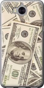 Чехол на Huawei Y5 2017 Доллары "3016u-992-17620"