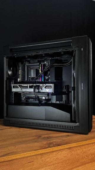 Збірка на замовлення: ігровий ПК Asus ProArt PA602 Black Tower / AMD Ryzen 9 9950X3D (16 (32) ядер по 4,3 - 5,7 ГГц) / 96 ГБ DDR5 / 2000 ГБ SSD M.2 + 4000 ГБ HDD / nVidia GeForce RTX 5070 Ti, 16 ГБ GDDR7, 256-bit / 1000 Вт | Зображення 5