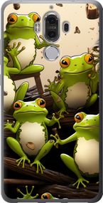 Чехол на Huawei Mate 9 Жабки "5656u-425-17620"