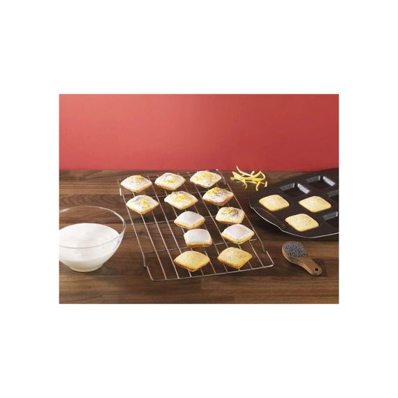 Форма для випікання Tefal PerfectBake, 10 форм, квадратний, 21х29см, алюміній, коричневий (J5734502) | Зображення 2