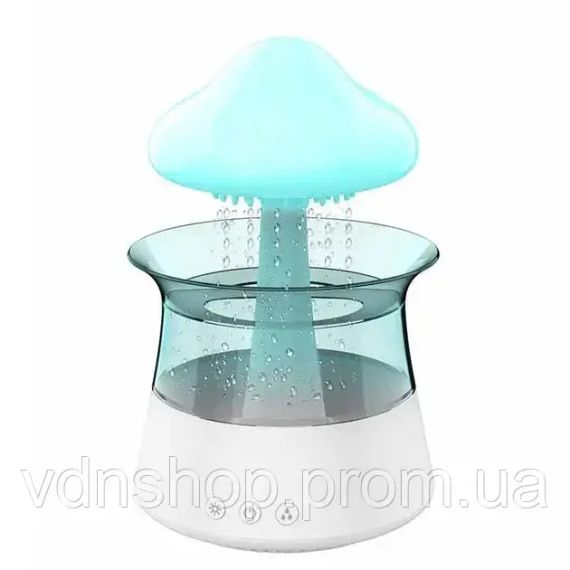 Атмосферний ультразвуковий зволожувач повітря гриб Rainfall з ефектом дощу. Нічник зволожувач повітря Doctor-101 з підсвіткою | Зображення 4