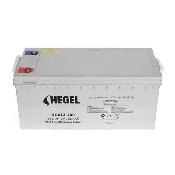 Аккумуляторная батарея HEGEL GEL 200-12 12V 200A h (522x238x223mm),57kg | Зображення 1