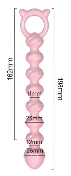 Анальные бусы Meleon Anal Beads AP-26 Sex Aura | Зображення 2