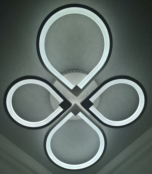 Люстра світлодіодна стельова LED світильник для квартири на стелю лед 25150 Білий 13х57х73 см.