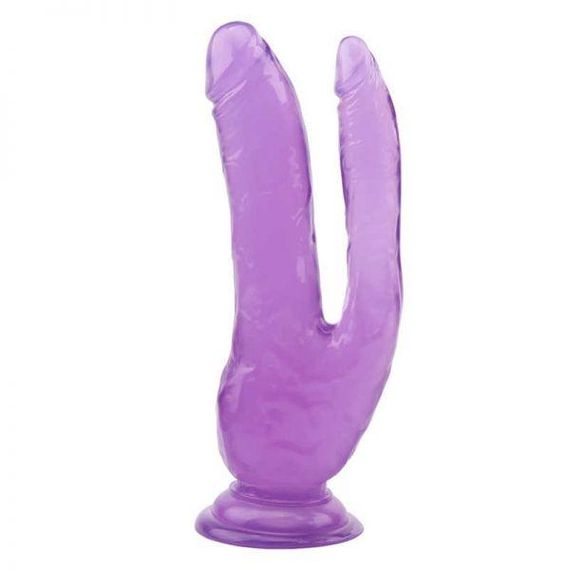 Фалоімітатор подвійний 8.0 Inch Dildo, Purple Sex Aura | Зображення 1