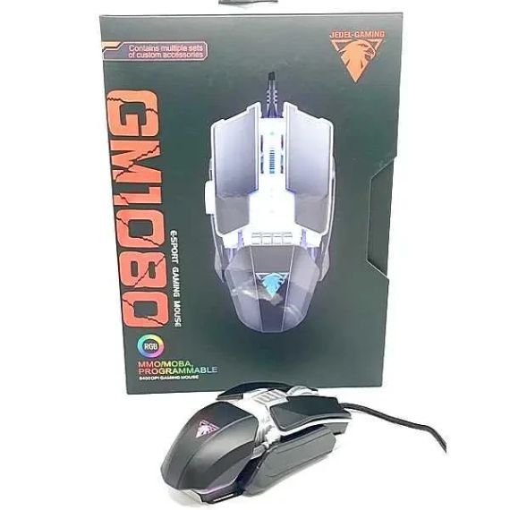 Миша USB JEDEL GM1080 ігрова з підсвіткою модульна | Зображення 1