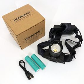 Ліхтарик на голову для роботи Bailong BL-8076-2-GT100, Надійний налобний ліхтар, Ліхтар на лоб потужний PW-47