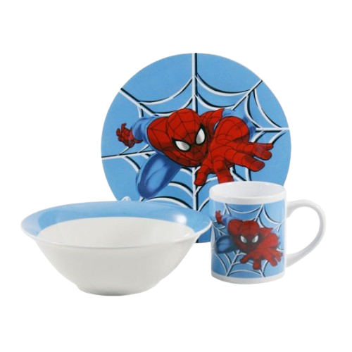 Набір дитячий 3пр. порцеляновий. Спайдермен