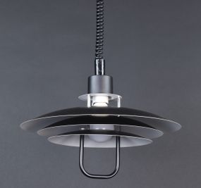 Люстра підвісна на 1 лампочку 27110 Чорний 60-170х48х48 см.